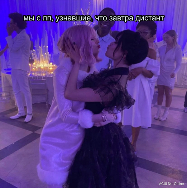 мы с лп, узнавшие, что завтра дистант... 